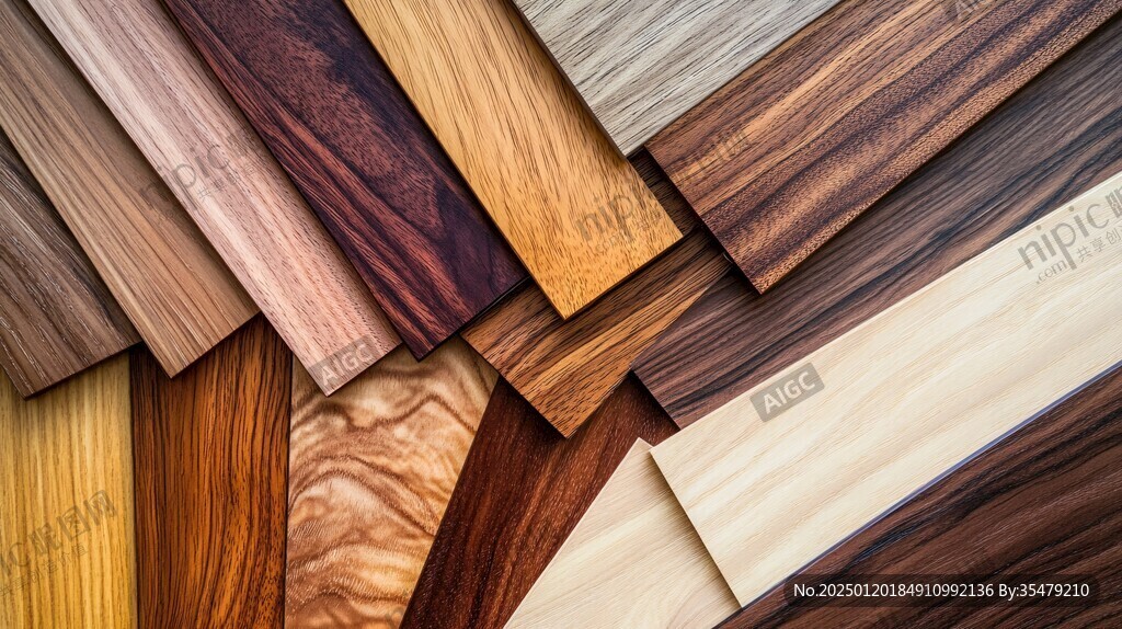 多种颜色木板木材