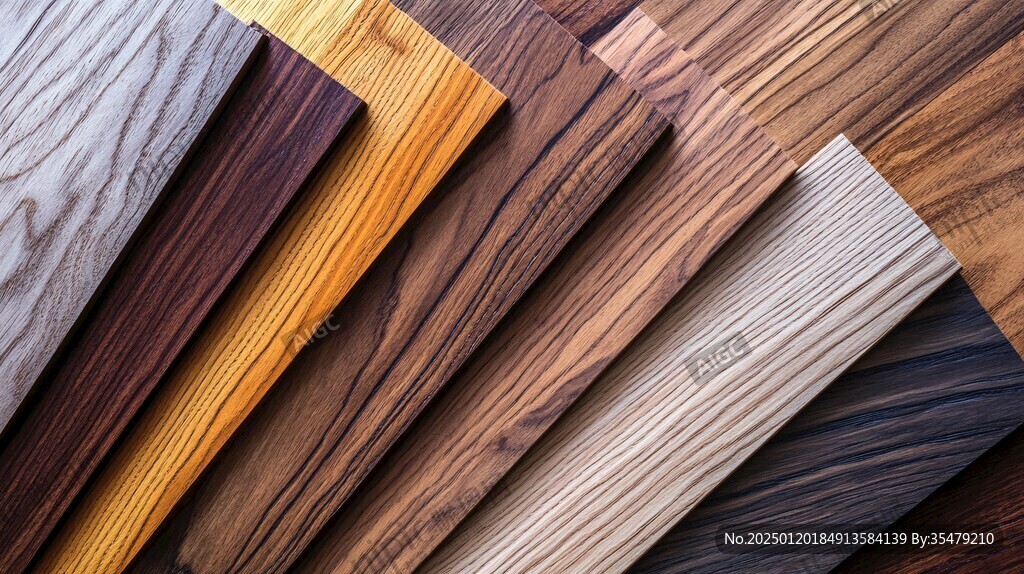 多种颜色木板木材
