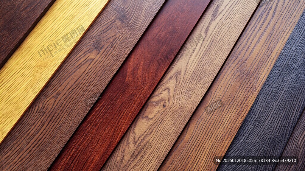 多种颜色木板木材