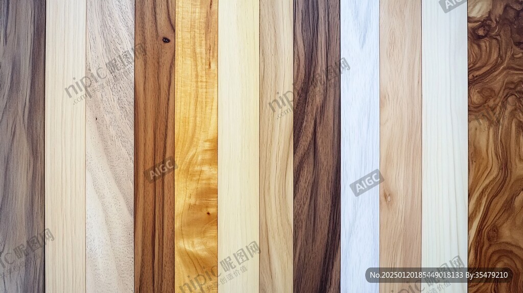 多种颜色木板木材