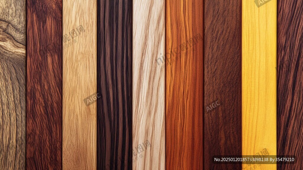 多种颜色木板木材