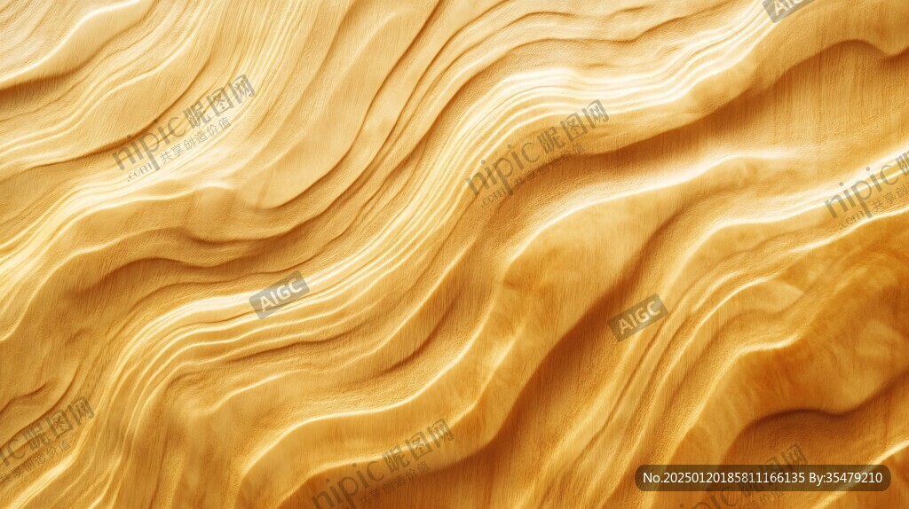 金色抽象流体纹理背景