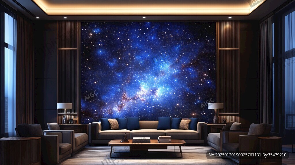宇宙银河系背景墙