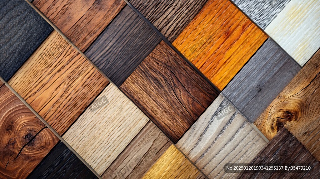 多种颜色木板木材