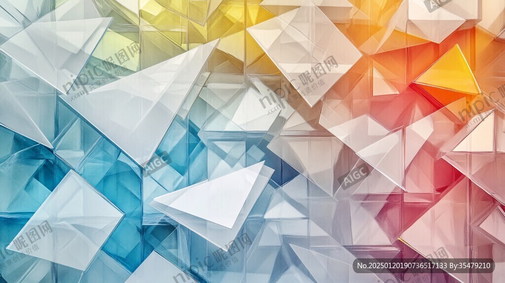 前卫风格立体感背景