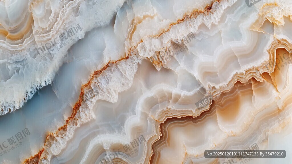 蓝色玛瑙石艺术背景