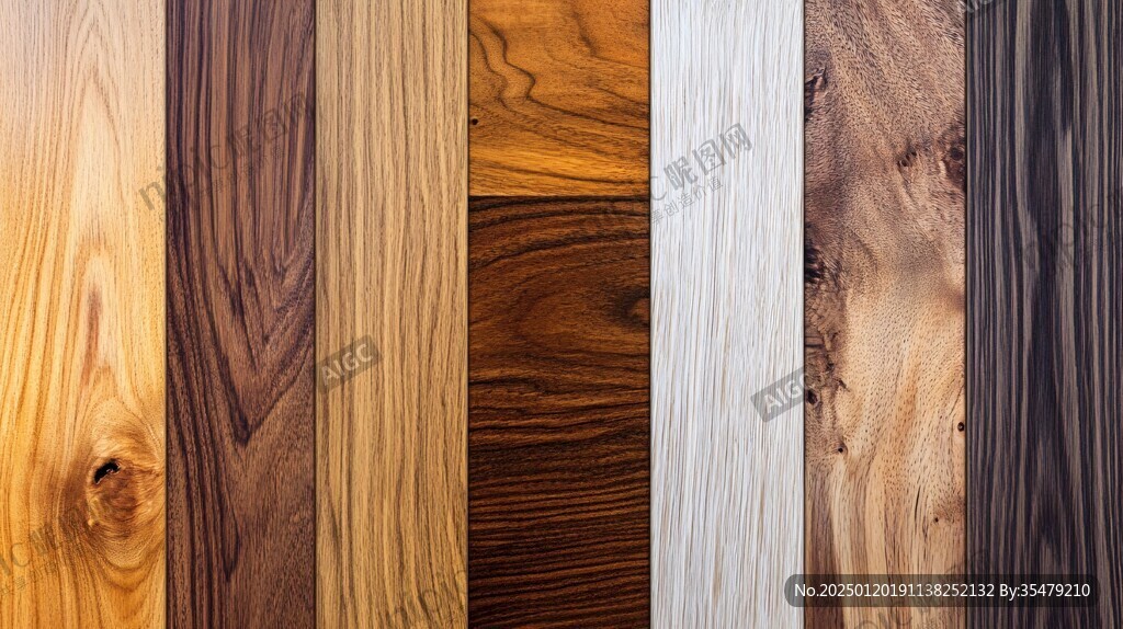 多种颜色木板木材