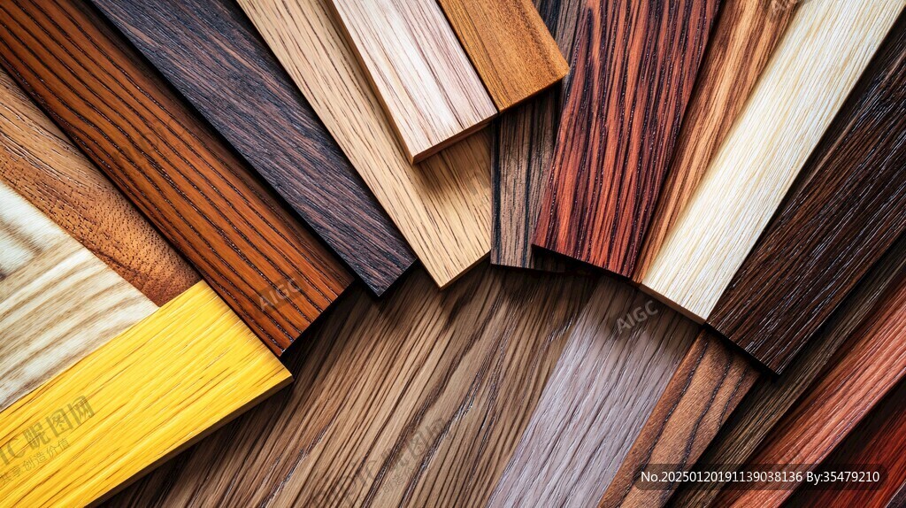 多种颜色木板木材