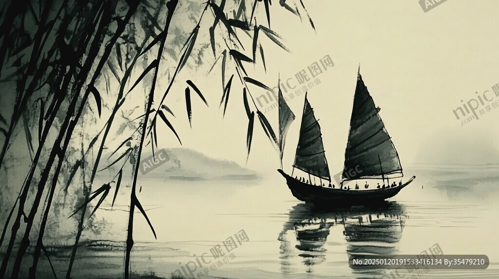 一帆风顺背景