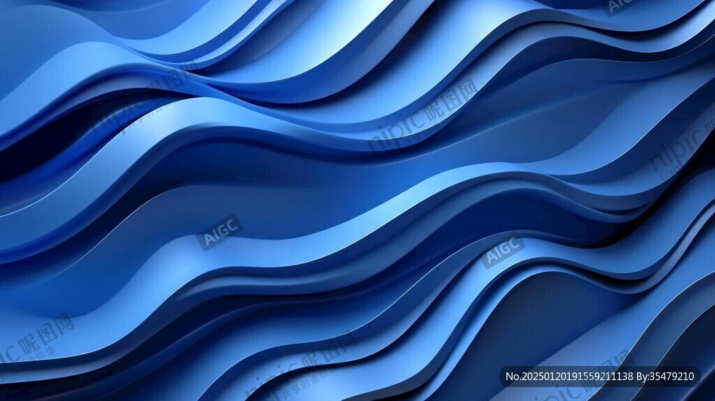 波浪立体纹理
