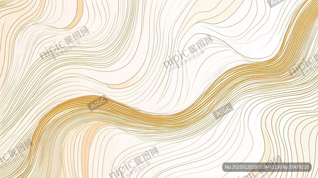 简洁大气拼色曲线纹理