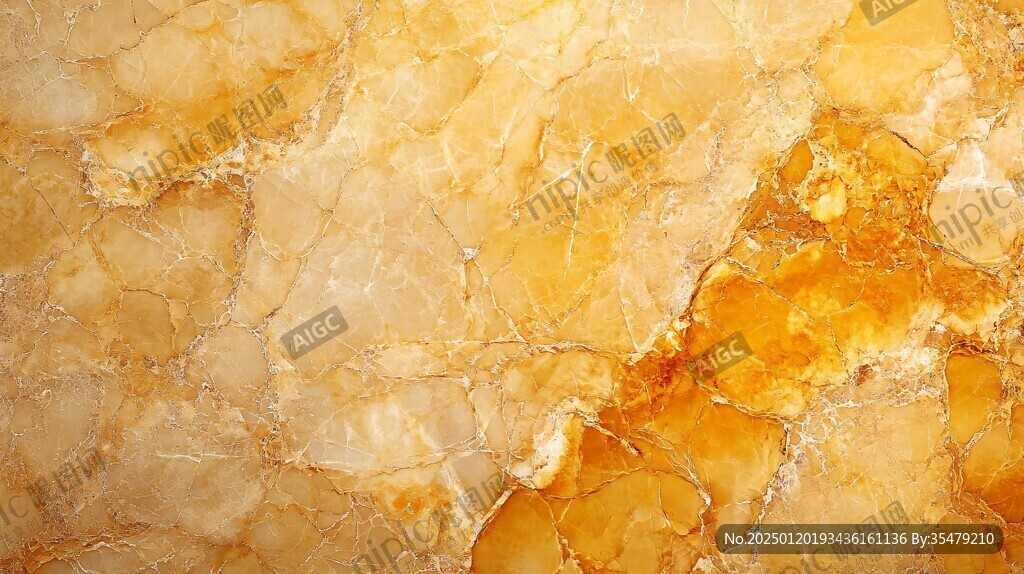 高清杏黄色大理石纹