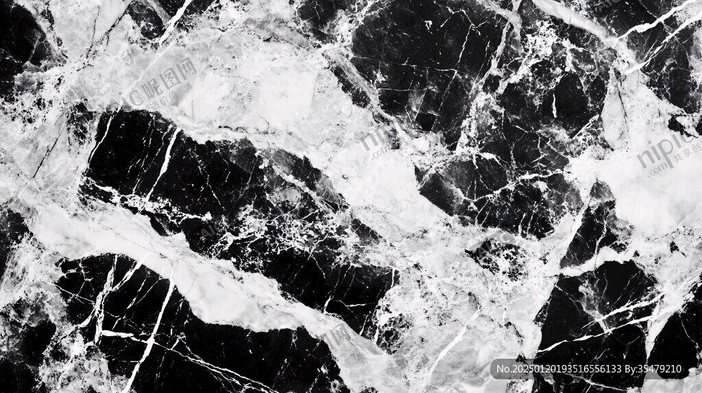 黑白大理石天然纹理