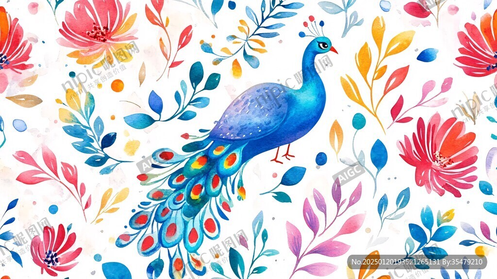 珍珠鸡插画