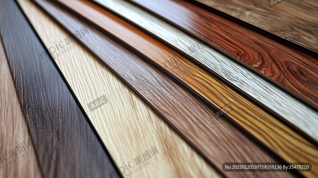 多种颜色木板木材
