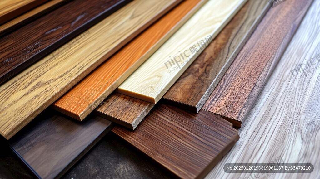 多种颜色木板木材