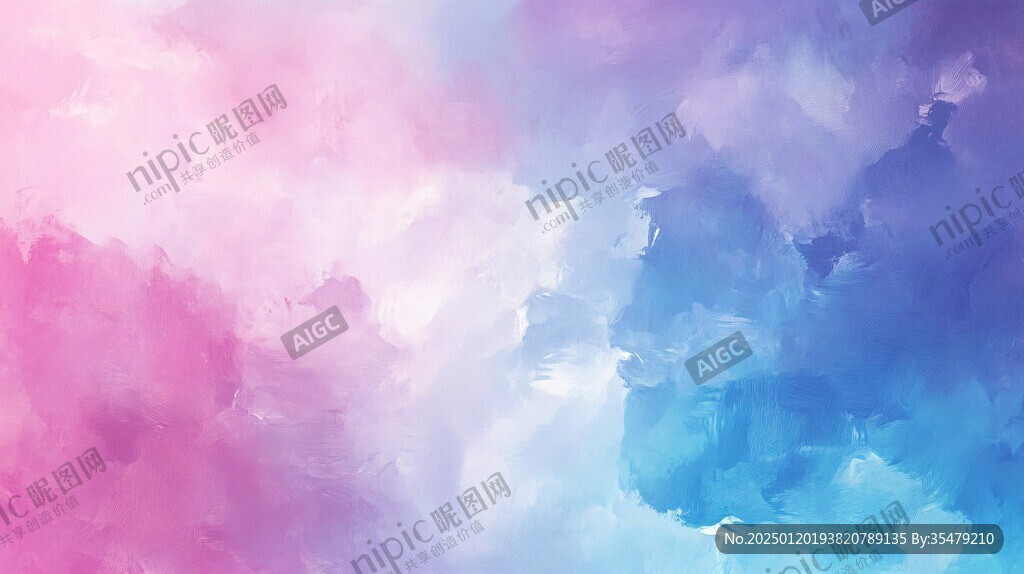 蓝紫红红色水彩背景