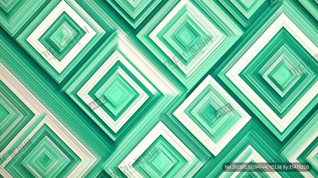 绿色炫酷3d背景