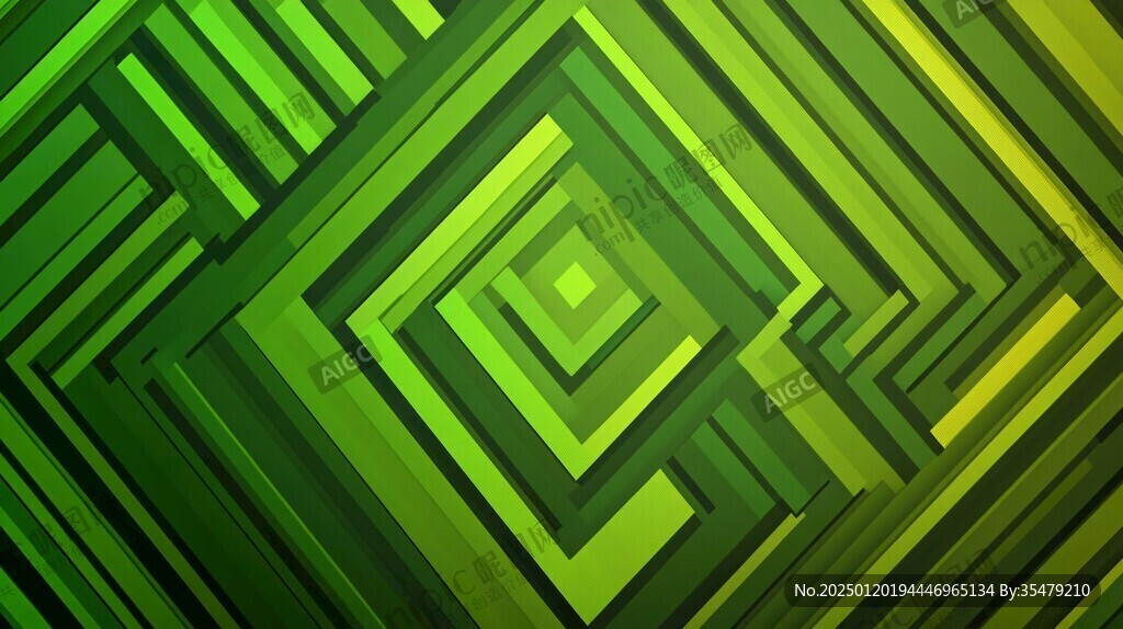 绿色炫酷3d背景
