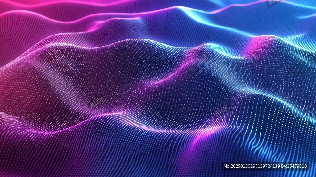 3d立体起伏波浪
