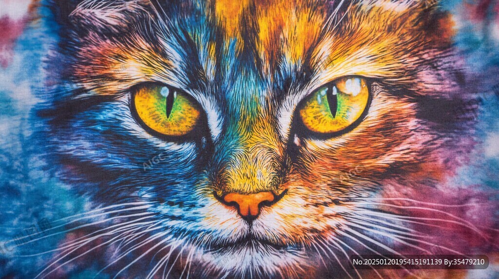 涂鸦猫猫墙纸