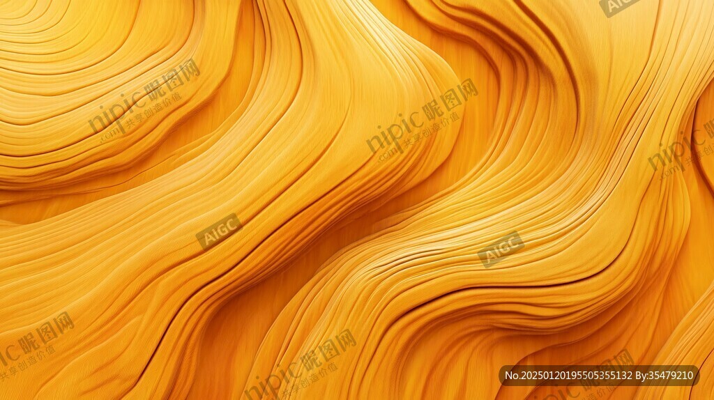 金色抽象流体纹理背景