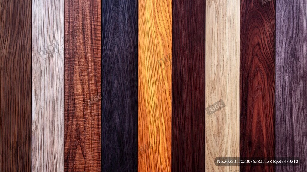 多种颜色木板木材