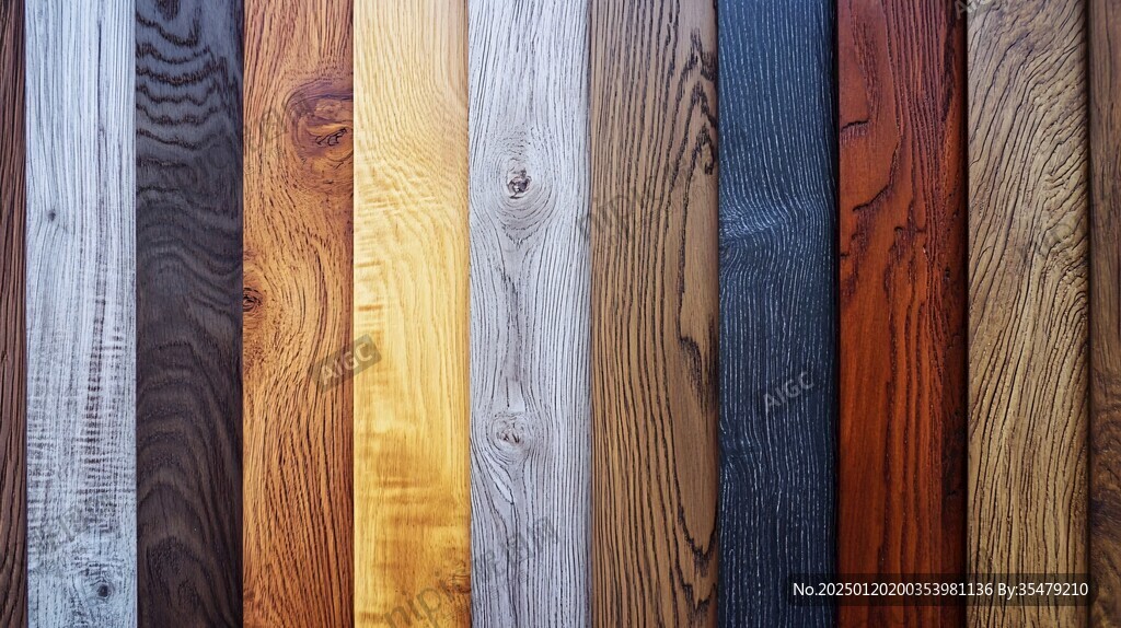 多种颜色木板木材