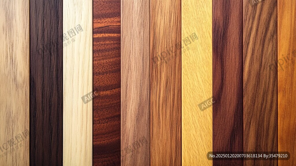 多种颜色木板木材
