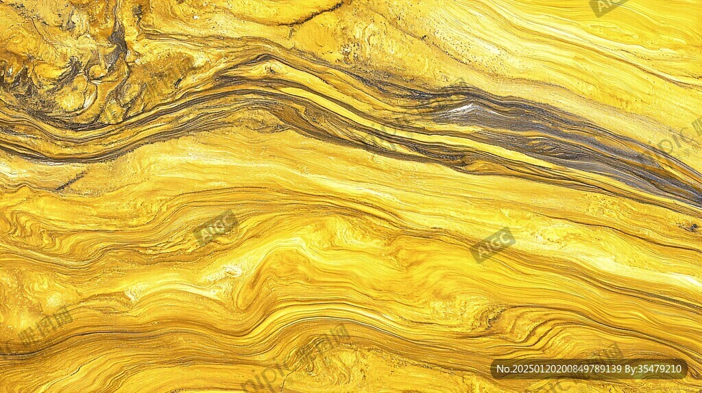 金色抽象流体纹理背景