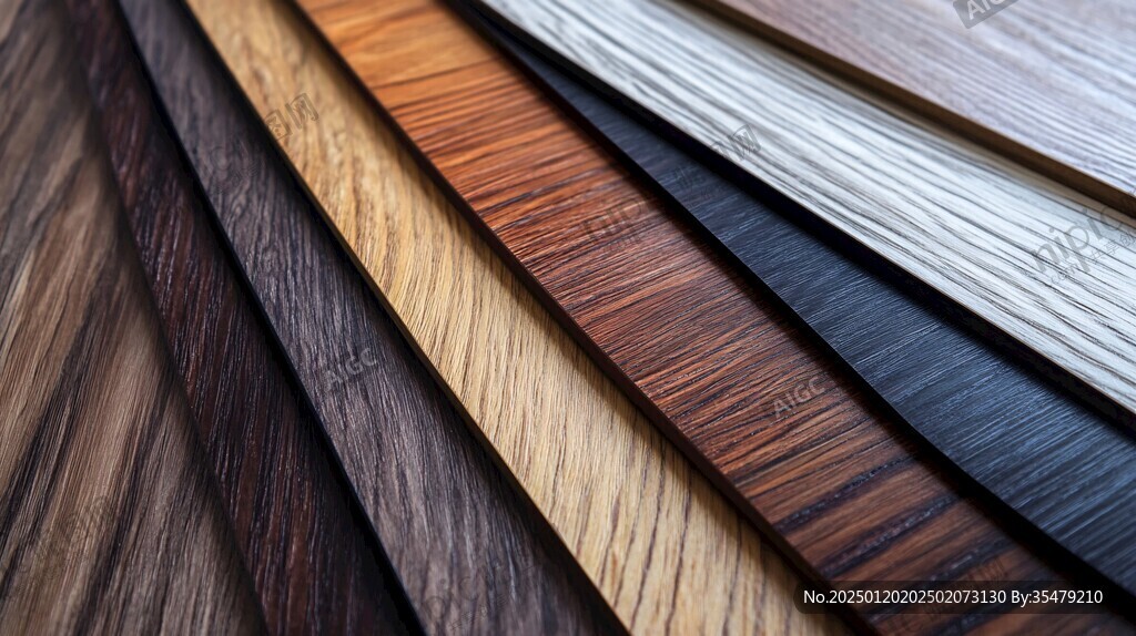 多种颜色木板木材