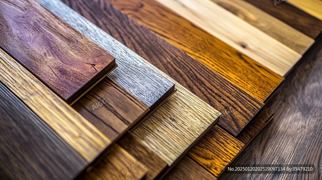 多种颜色木板木材