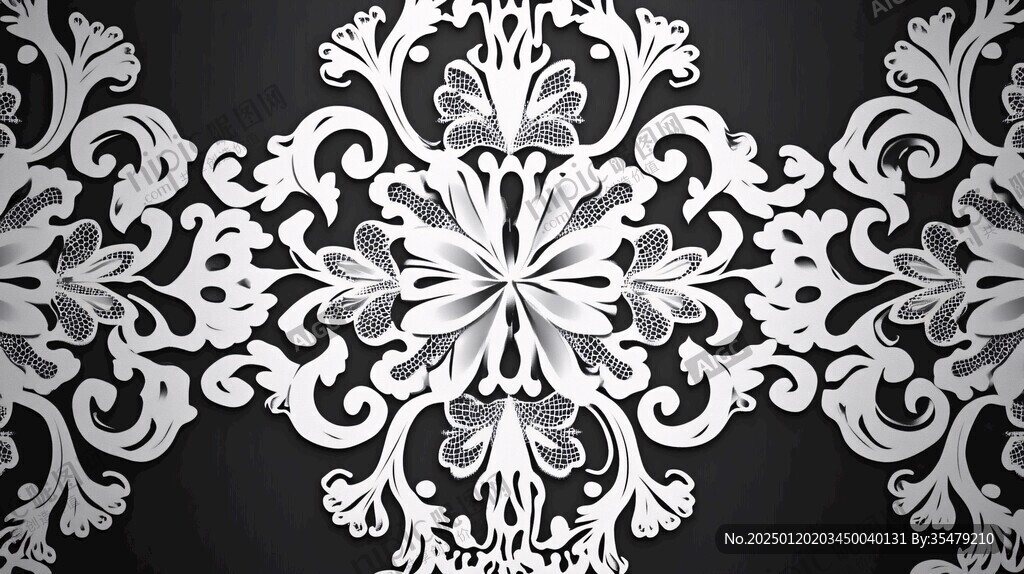 3d欧式花纹底纹