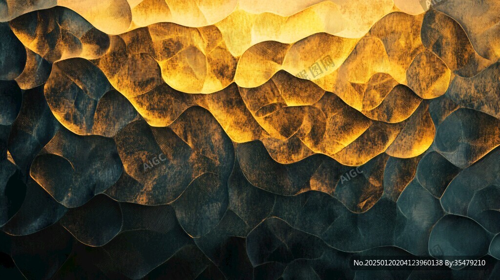 肌理彩色流体背景墙