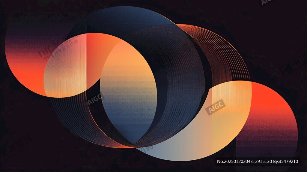 立体渐变发光体设计