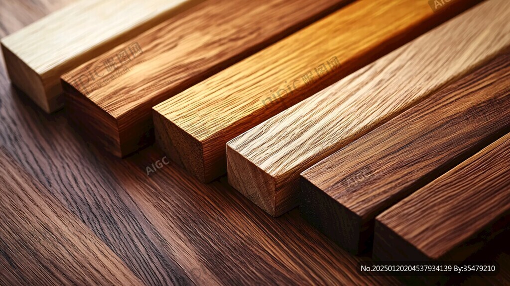 多种颜色木板木材