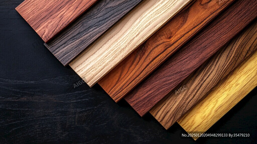 多种颜色木板木材