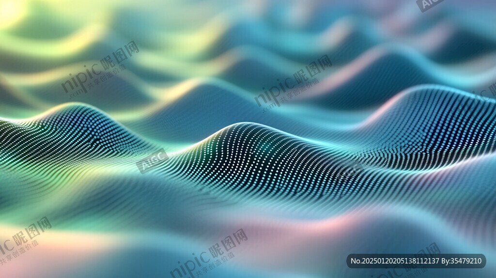 3d立体起伏波浪