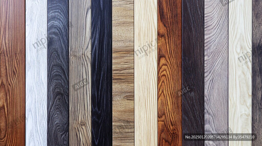 多种颜色木板木材