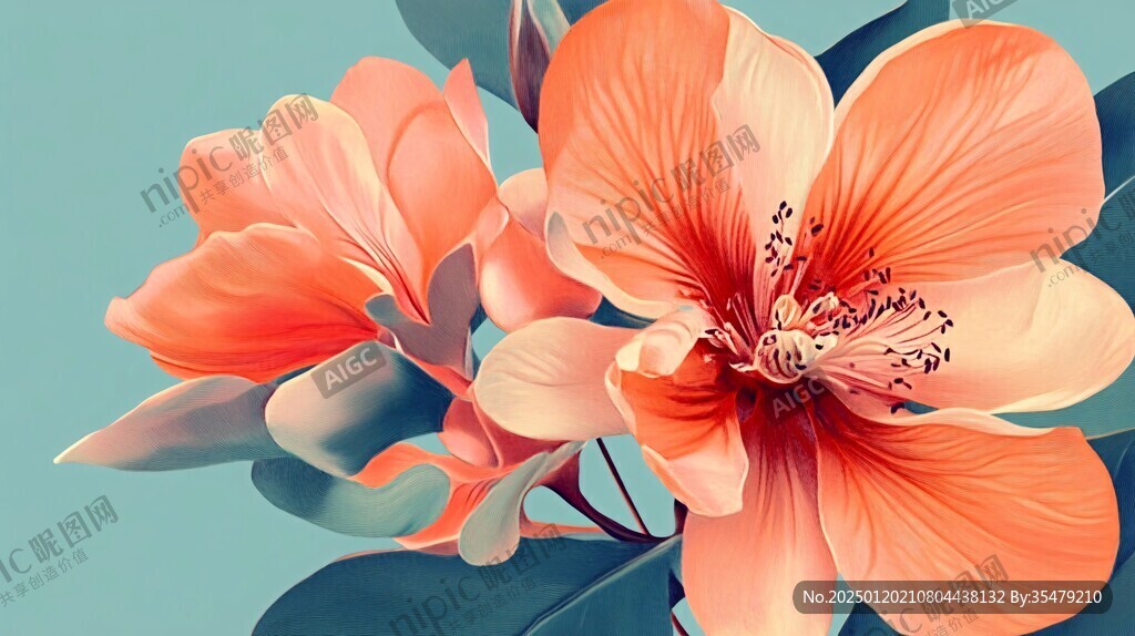 3d立体花壁纸