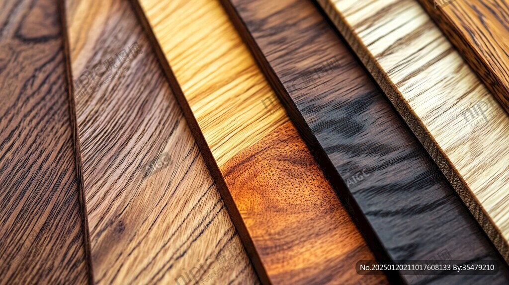 多种颜色木板木材