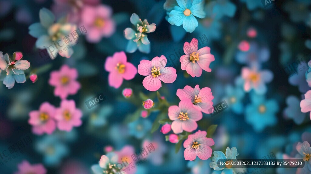 炫彩花朵壁纸