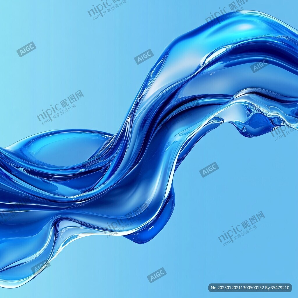 油润水波