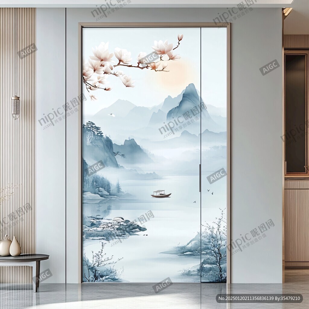 移门挂画