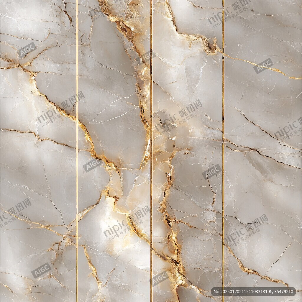 金色网格线条大理石纹