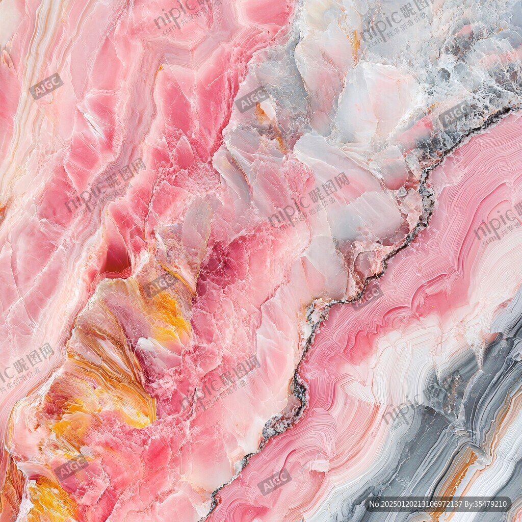 肌理彩色流体装饰画