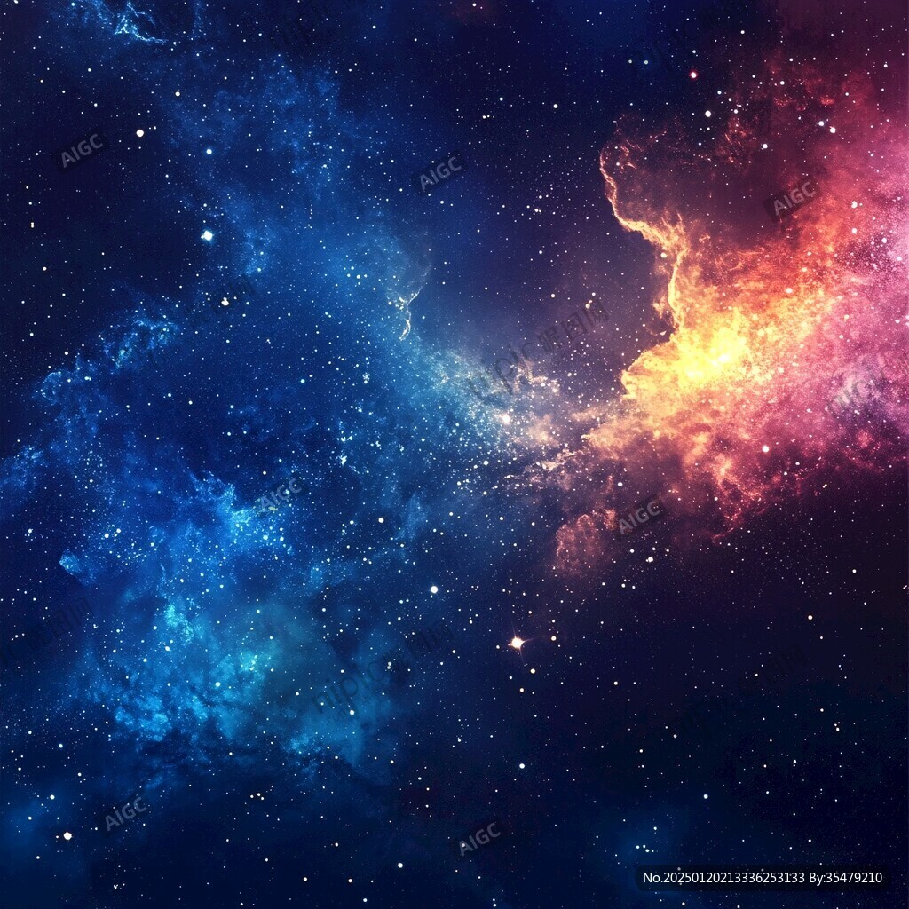 璀璨星河背景