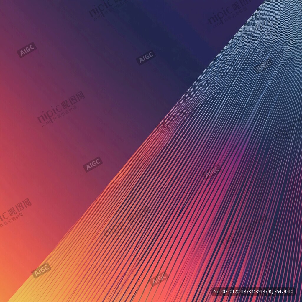 多彩竖线条渐变背景