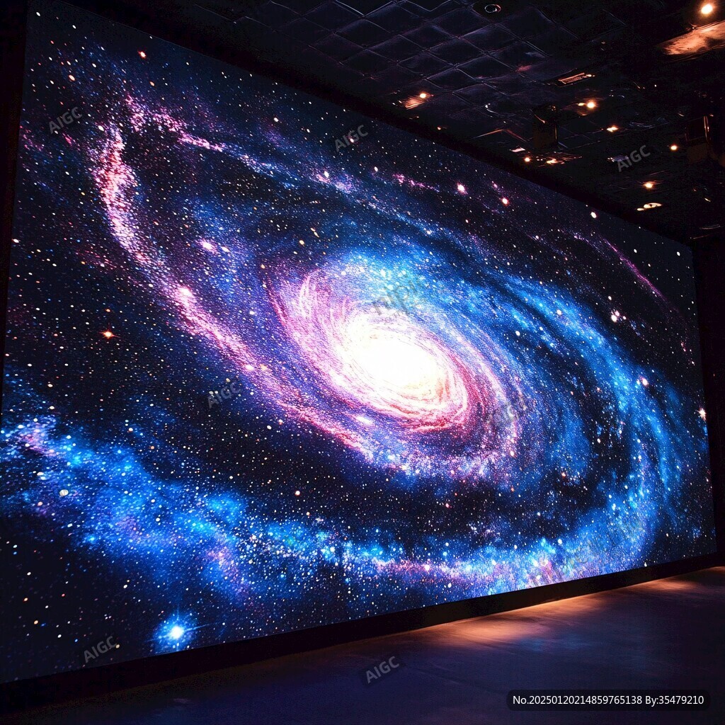 3d宇宙壁画