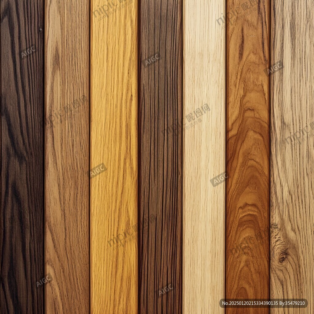 多种颜色木板木材